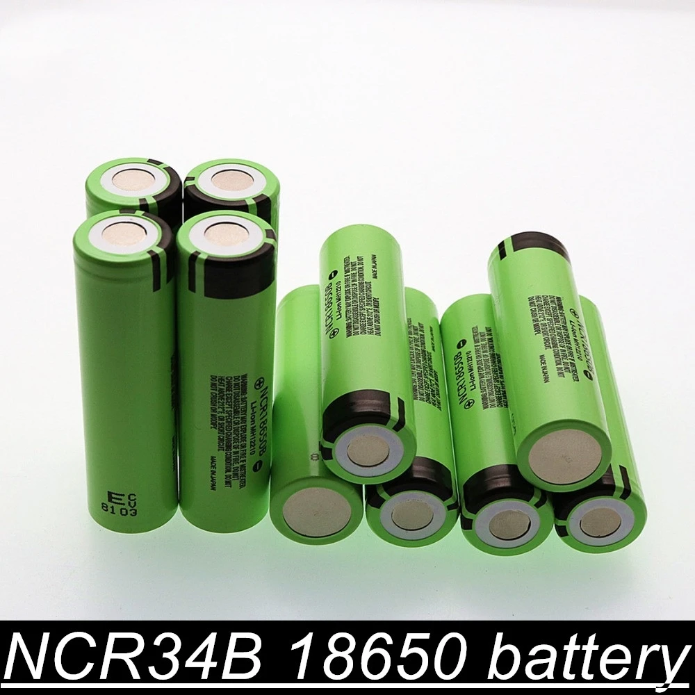 NCR18650B 3,7 v 3400mah 18650 литиевая аккумуляторная батарея для фонариков