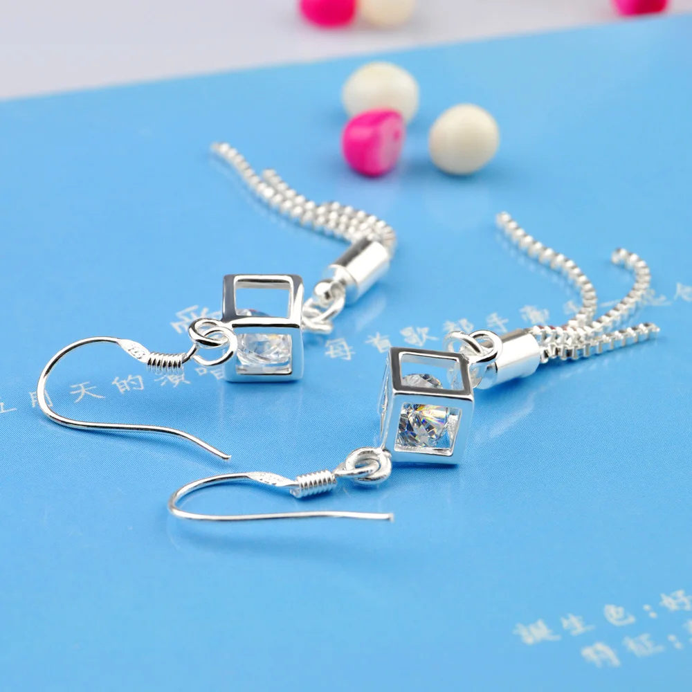 Женские серьги подвески из серебра 925 пробы с фианитами|earrings skeleton|earrings balletearrings