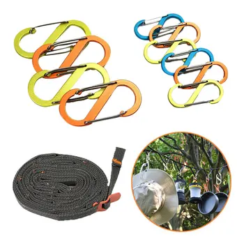 

Camping Lanyard with Hooks Camping Tent Accessories Can Hang Kettles of Various Sizes Cups Backpacks Pots Bowls Snack Bags Etc