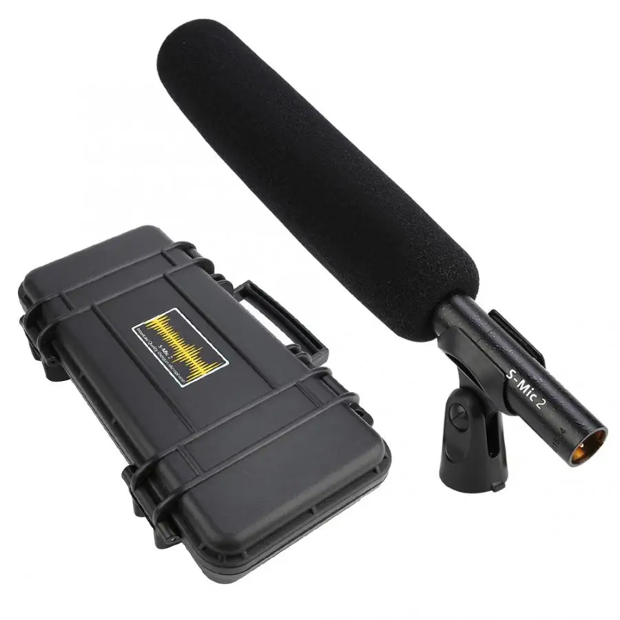 Черный Aputure Deity S-Mic2 мини микрофон для мобильного телефона с 3,5 мм аудио интерфейсом - Цвет: Черный