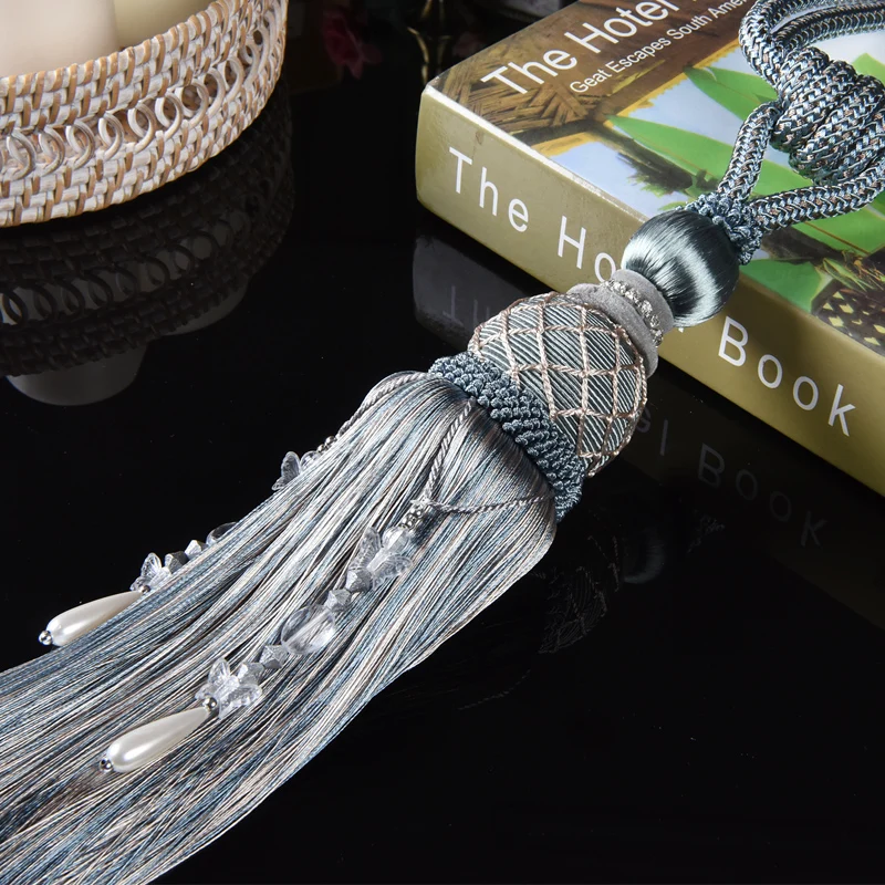 

European Style Curtain Hanging Ball Rope Curtain Tiebacks Hanging Tassel Bandages Brushes Curtain Accessories