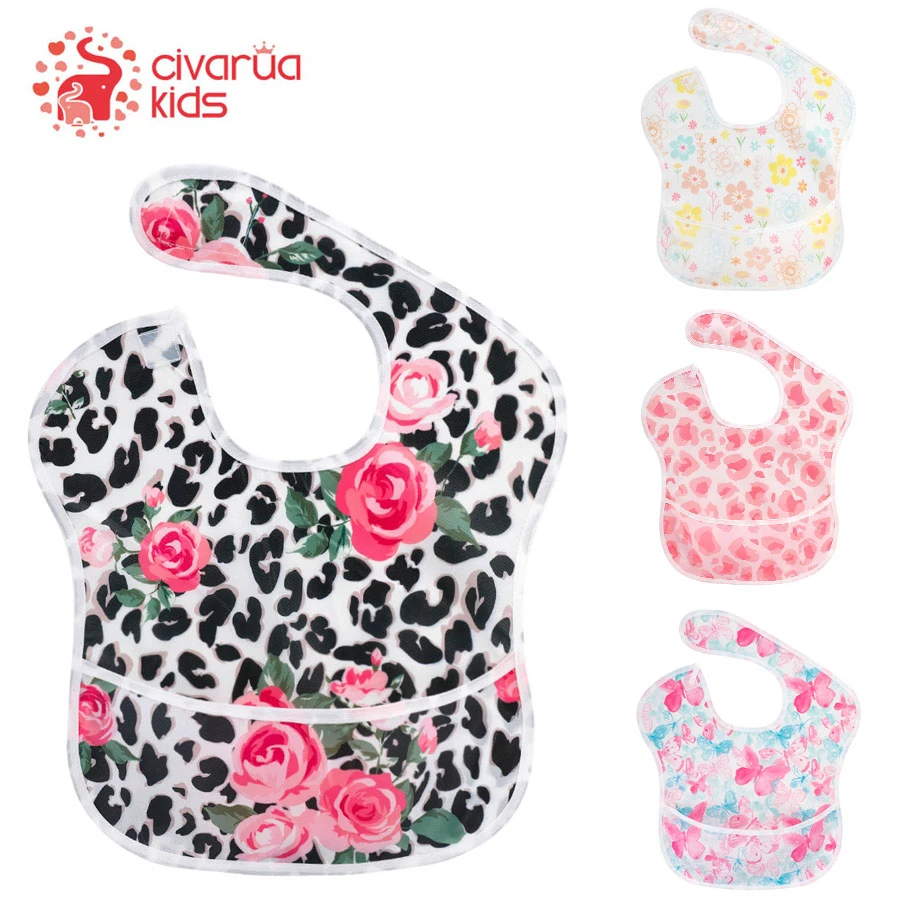 100 polyester baby bibs