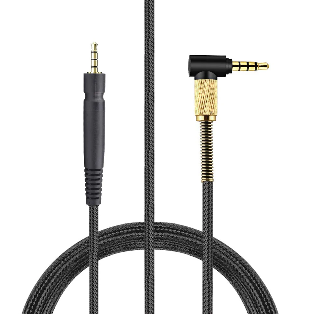 Replacement Braided Cable Extension Cord For Sennheiser Epos Game G4me One Zero PC 373D 37X 38X H6Pro H3 Hybrid H3Pro Headsets