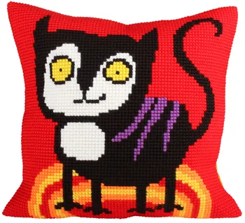 

Latch Hook Cushion Kits ball Pillows Wedding Animal Cat Home Decoration Pillow Case Kits for Embroidery Unfinished Latch Hook