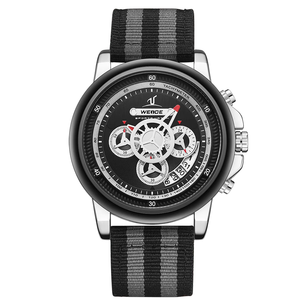 WEIDE, мужские часы, роскошные, военные, спортивные, водонепроницаемые, несколько часовых поясов, мужские часы, будильник, часы с ЖК-дисплеем, электронные наручные часы - Цвет: UV1803-3C