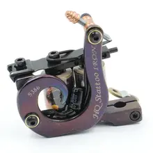 Профессиональный 10 катушек для перманентной татуировки шейдер лайнер из углеродистой стали роторный пистолет машина для татуировки Поставщик