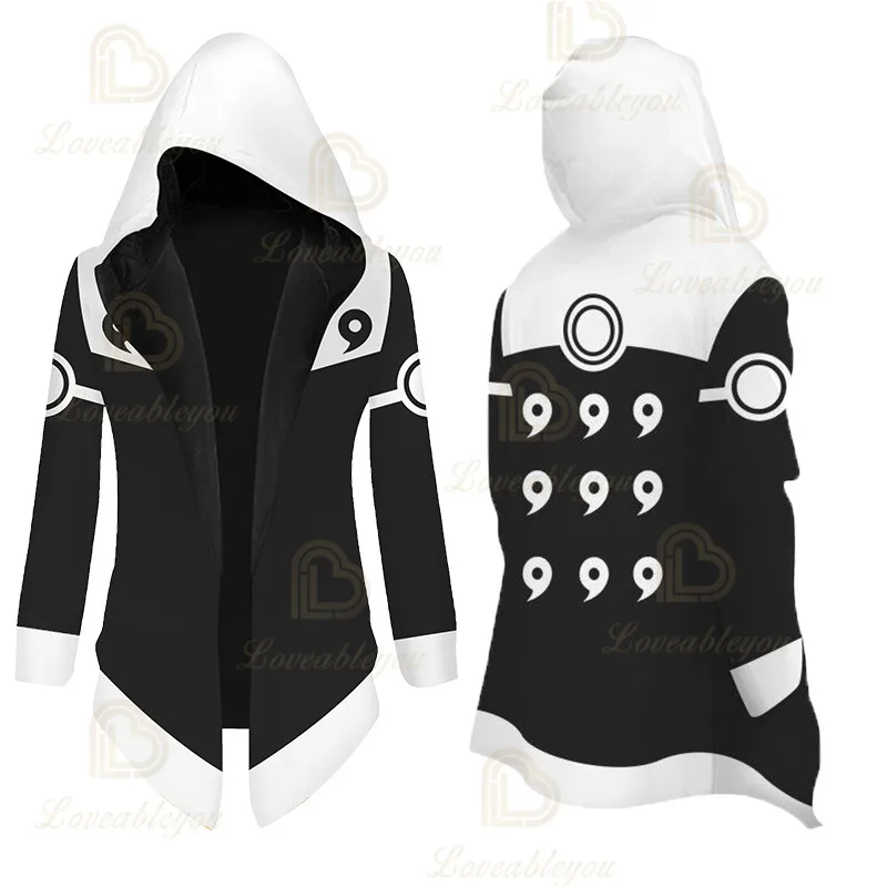 Anime Naruto Akatsuki Black Cloak Hoodie Pullover Itachi Uchiha Hooded