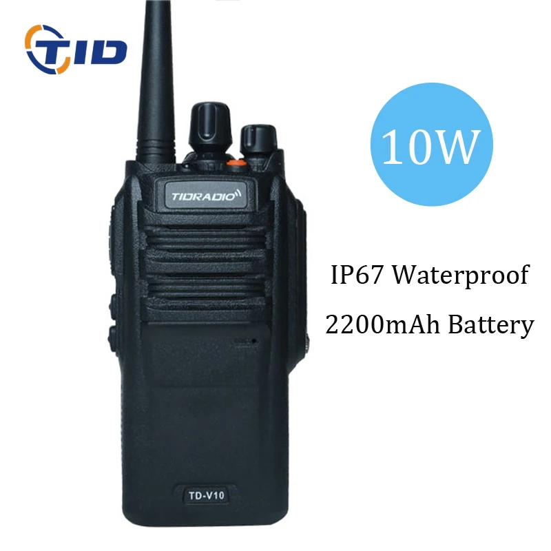 

TID Walkie Talkie 10km Waterproof IP67 Two-way Radio wolki tolki UHF Radios for Hunting Radio Communication