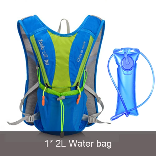 backpack and 2L 10L, женская и мужская сумка, марафон, гидратационный жилет, упаковка для 2л, сумка для воды, для велоспорта, пешего туризма, сумка для спорта на открытом воздухе, рюкзак для бега - Цвет: backpack and 2L