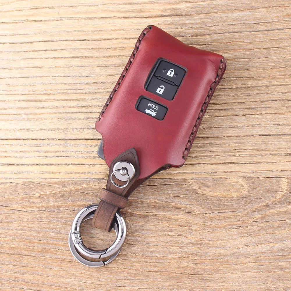 Чехол для ключей KEYYOU из натуральной кожи с дистанционным управлением для Toyota Camry Avalon RAV4 Хайлендер лэнд крузер Raplacement