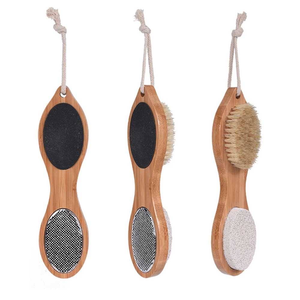 

Natural Bristle Detox Wooden Handle Shower Bath Brush Body Brush Long-handled Skin Massage Spa Brush Bathroom Bath Supplies