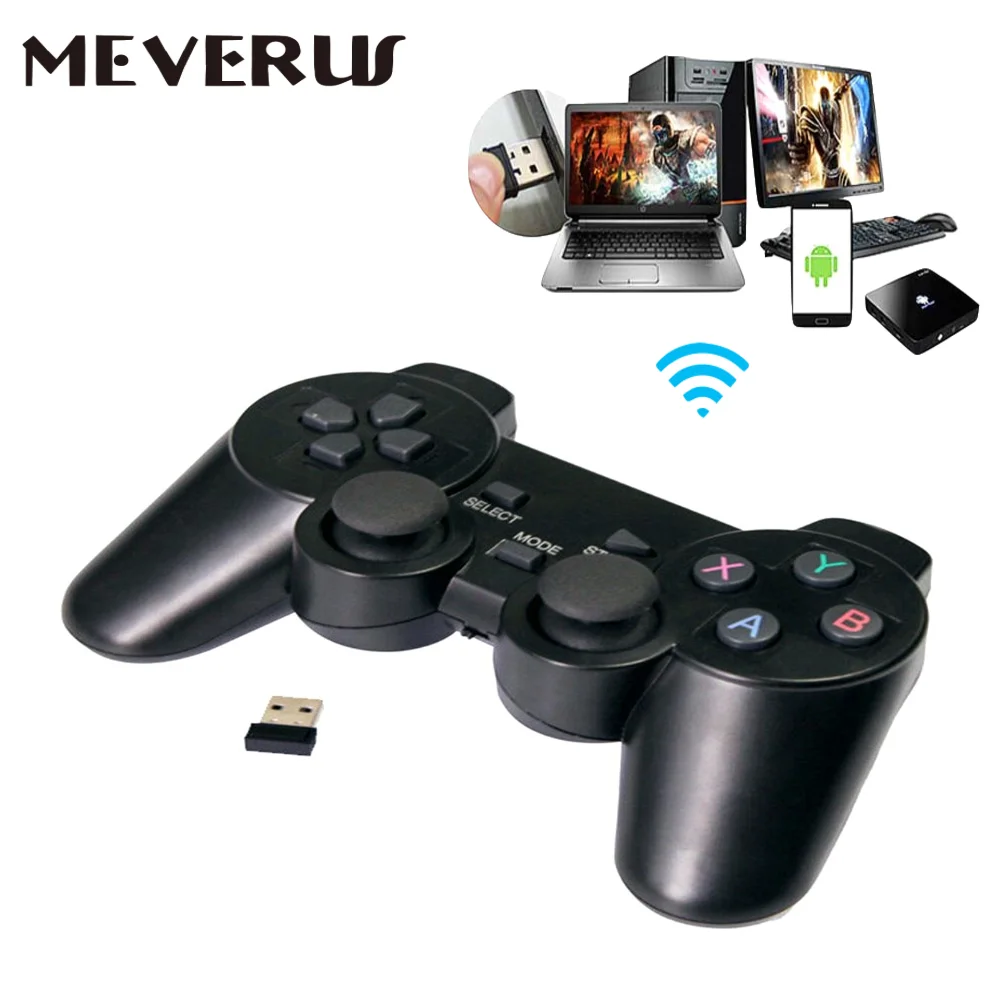 2,4G беспроводной геймпад пк для PS3 tv Box джойстик 2,4G джойстик игровой контроллер пульт дистанционного управления для Xiaomi Android huawei samsung