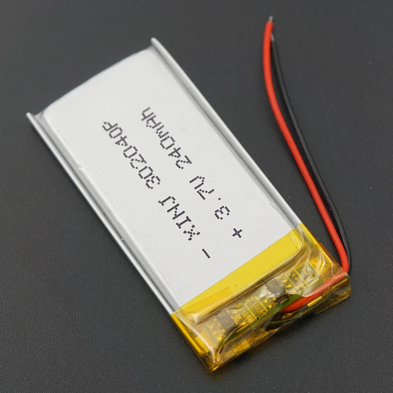Mah 302040 Bateria Recarregável li Lipo do Polímero para Gps Fones de Ouvido Bluetooth Alto-falante Óculos Câmera do Carro Dvr Dvc 10 Peças 3.7v 240 - Image 3