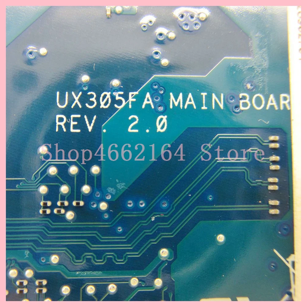 UX305FA With 5Y71 CPU 4GB RAM Mainboard REV 2.0 For ASUS UX305 UX305F UX305FA Laptop Motherboard 10