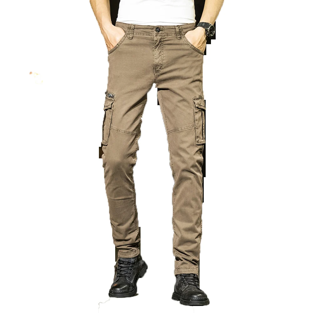 

2020 Military Tactical Pants Men SWAT Combat Mulit- Pockets Casual Cargo Pants Male Cotton Outwear Army Straight Slacks Trousers