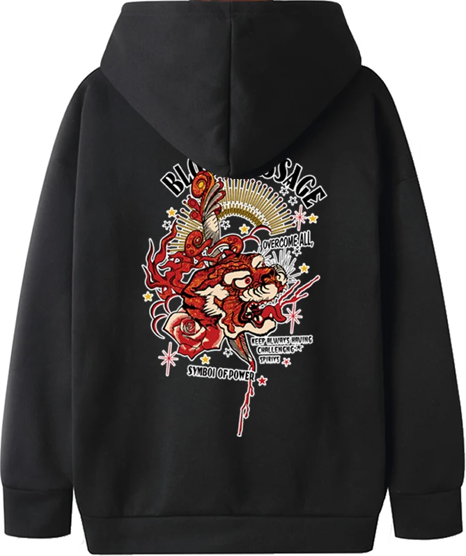 black blood Новая женская и мужская одежда, толстовка с капюшоном, Женский пуловер, топы, осенняя толстовка с круглым вырезом, большие толстовки zg1 - Цвет: black blood