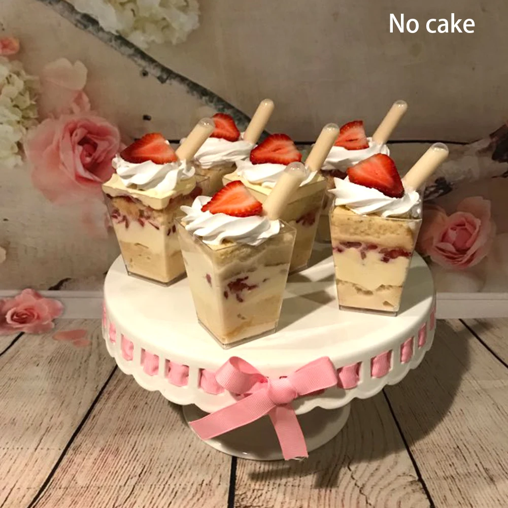 50 шт./компл. флакон-капельница для выпекания кексов, соломы Макарон мороженое одноразовые, для капкейков желе мусс пипетка