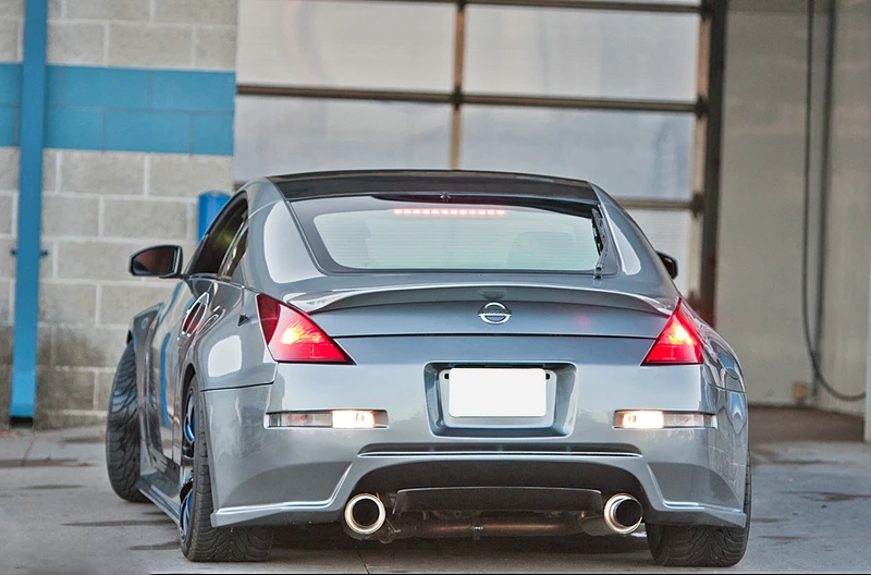 ФАП задний бампер для Nissan Z33 350z DO Style комплект из стекловолокна с широким кузовом
