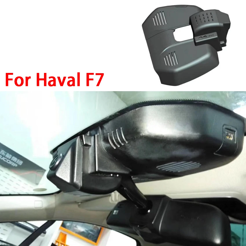 US $59.43 Car Hidden Driving Video Recorder DVR Mini Control APP Wifi Camera For Haval F7 low version Full HD 1080P Registrator Dash Cam