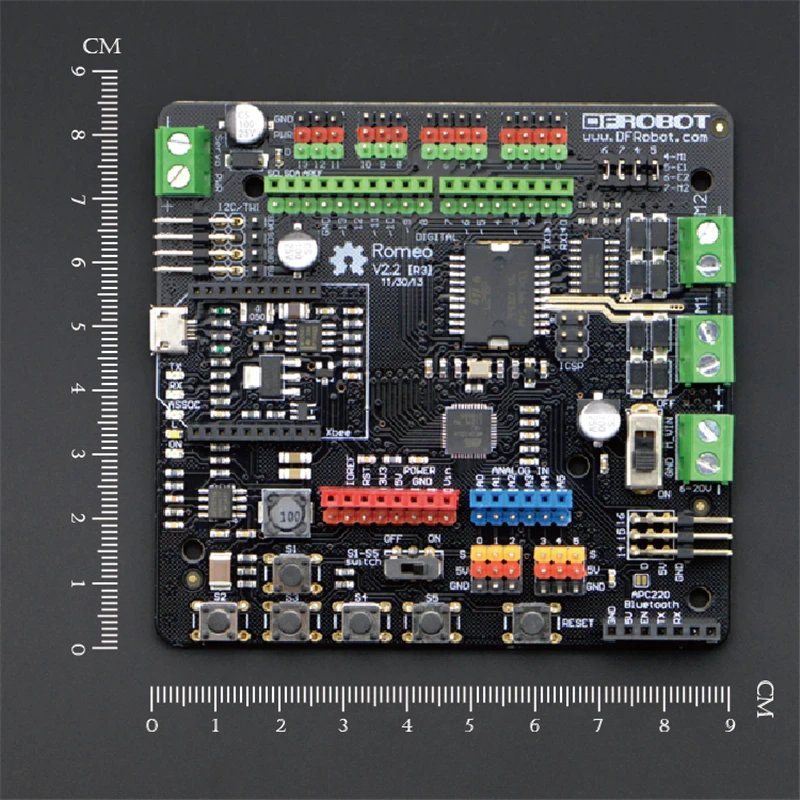 AiSpark Romeo V2-плата робота Arduino(Arduino Leonardo) с драйвером двигателя