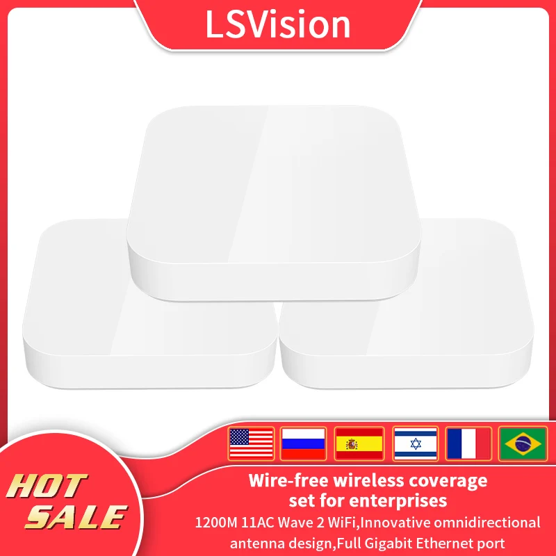 Маршрутизатор LSVision гигабитный роутер с сеткой AC1200M для домашнего использования 3