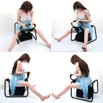 Sex Furniture Positions Bouncing Mount Stools with Weightless Love Position Aids Chair with Handrail Sex Toys for Women 5