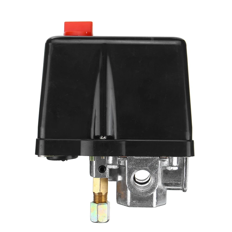 

380V 0.8MPA Air Compressor 4 Holes And Single Valve Switch Control Manifold Hole Pressure Regulator Pressure Gauge Tools