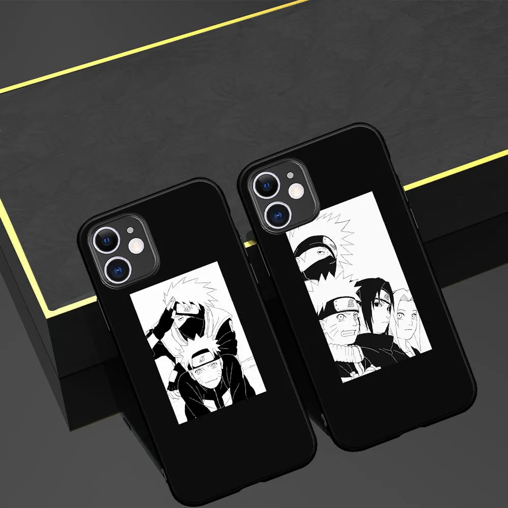 Чехол для телефона с аниме Наруто Учиха Саске Какаси iPhone 5 5S SE 6 6S 7 8 Plus X XS Max XR 11 Pro One