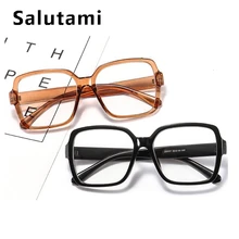 Новые Модные Винтажные прозрачные очки, оправа для женщин, элегантные черные квадратные очки, прозрачные оттенки, мужские очки Oculos