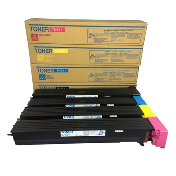 

New compatible TN611 color toner cartridge for konica minolta C451 C550 C650 laser color toner cartridge kit printer parts kcmy