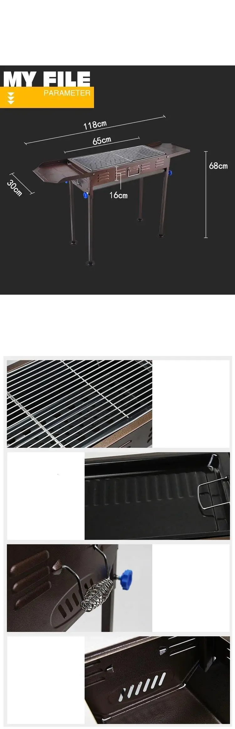 Asadores Portatiles Gril сад коптильня Кемпинг барбекю Портативный Asador карбоновая барбакоа Коммерческая чурраскира барбекю гриль