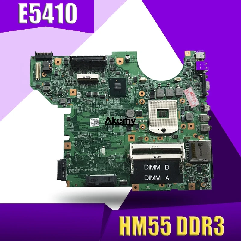 

CN-0D1VN4 0D1VN4 D1VN4 For DELL E5410 Laptop Motherboard 48.4GN04.011 HM55 DDR3 Full Tested mainboard