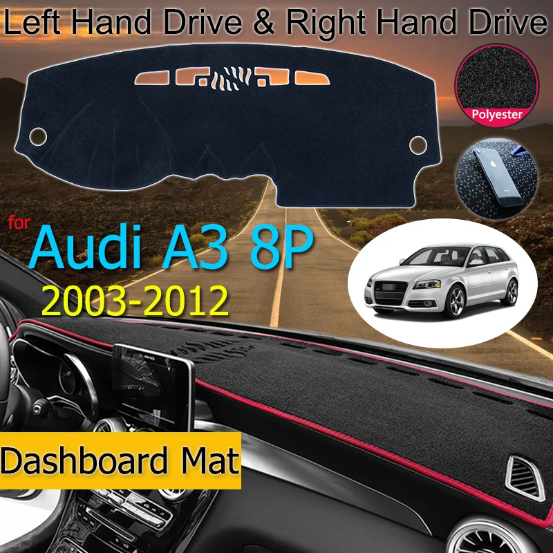Противоскользящий коврик для Audi A3 8P 2003 ~ 2012 накладка на приборную панель