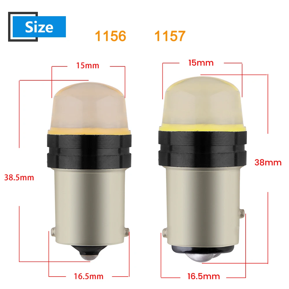 10X12 V Белый COB 12 SMD СВЕТОДИОДНЫЙ индикатор кремнезема 1156 BA15S BAU15S 1157 BAY15D индикатор сигнала поворота Стоп обратный свет объектив 280LM автомобиль