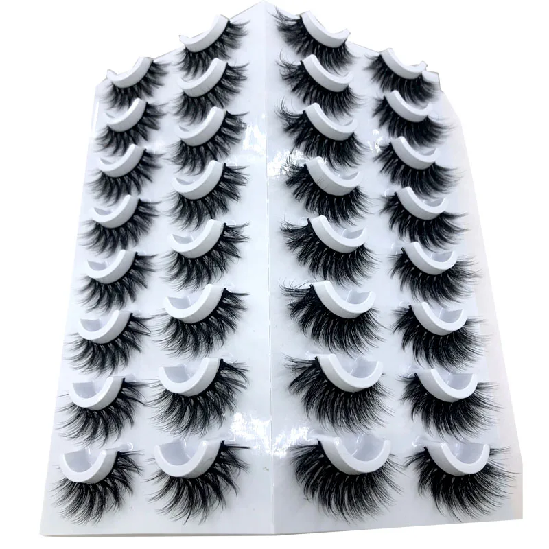 NEW 16 Pairs 3D Mink False Eyelashes Natural Wispy Fluffy Dramatic Volume Fake Lashes Extension Handmade Cruelty-free Eyelash | Красота и