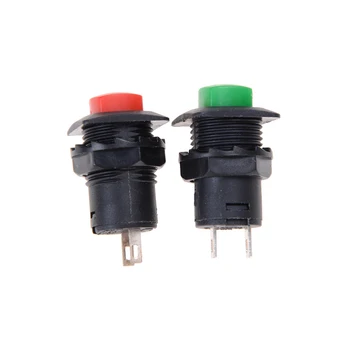 

1 x Momentary Non Latching Red / Green Round Cap Push Button Switch AC 12V