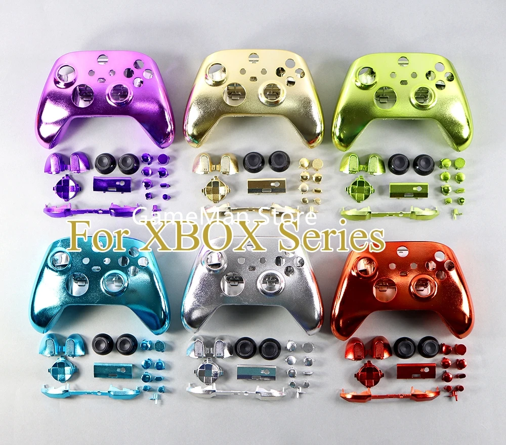 

for xbox series x s Chrome housing shell case buttons for xbox series s x controller front back housing case