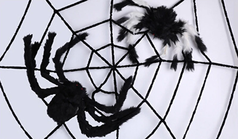1 шт. супер большой плюшевый паук из проволоки и плюша черный многоцветный стиль вечерние или Хэллоуин забавные украшения 30-200 см горячая распродажа