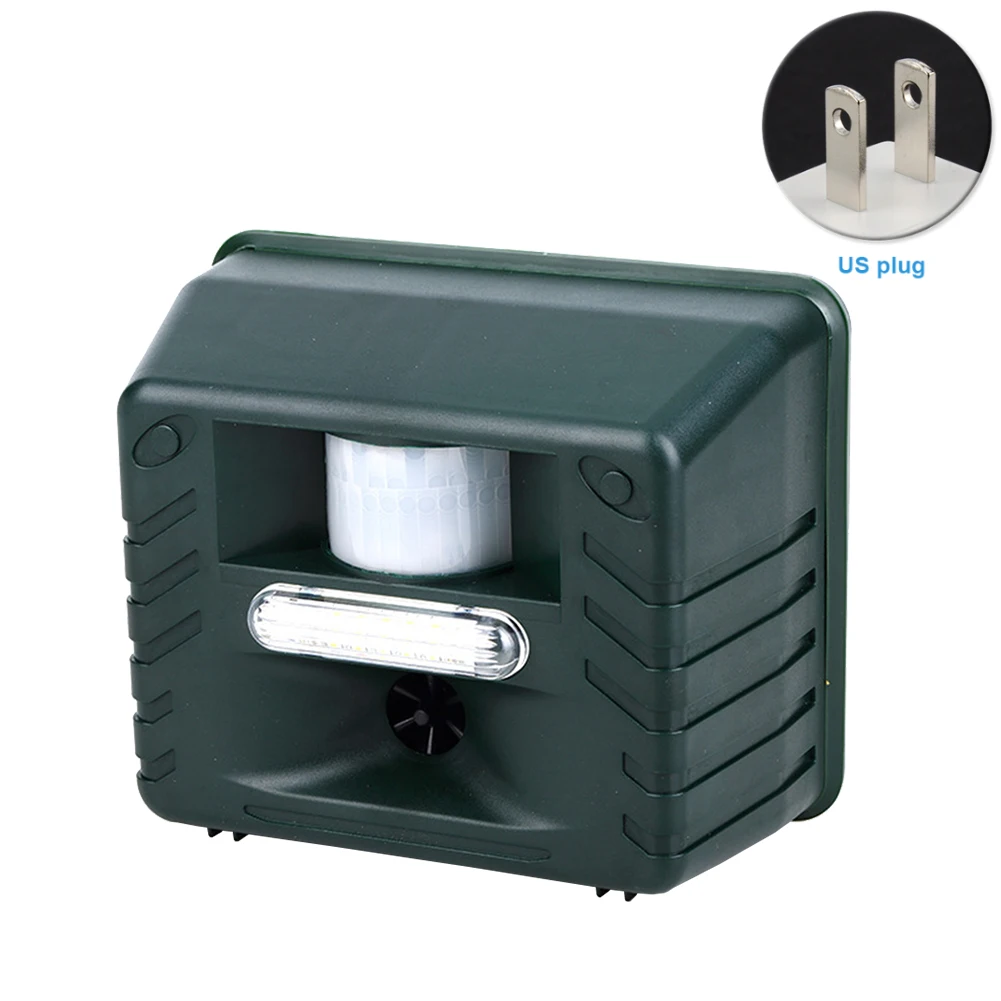 

Snake Portable Expulsion Mouse Repeller Pest Reject Control With Flashlight Remote Control Outdoor Practical Ultrasonic Animal
