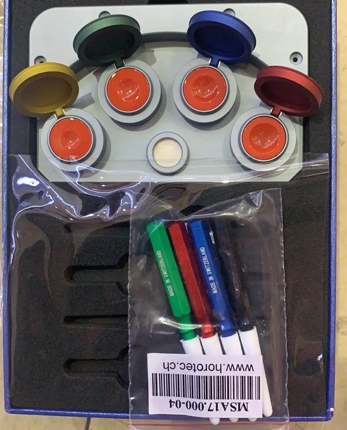Часовой механизм HOROTEC MSA17.000-04 масляная ручка чашка тарелка набор инструментов для