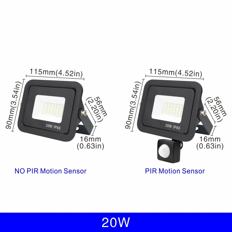 LED Fluter Ultra dünn Flutlicht Aussen Strahler 30W 50W 100W 150W IP66 Spotlight