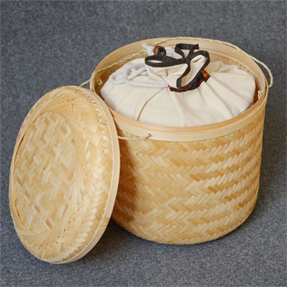 

Ручная плетеная корзина для чая, торта, Листьев, чая, контейнер для хранения, органайзер для чая, канистра, 1 шт.