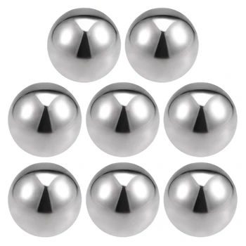 

uxcell 63mm Dia 304 Stainless Steel Hollow Cap Ball Spheres for Handrail Stair Newel Post 8pcs