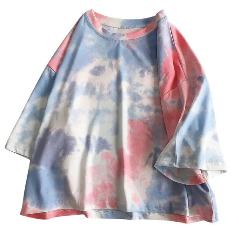 Kebesaran Lengan Pendek T Shirt Wanita 