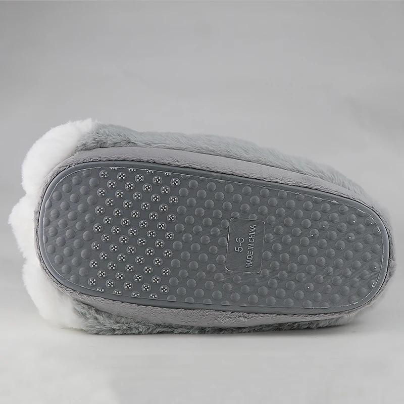 Women Cute Animal slippers Girls Rabbit Home shoes Big size 42 Non slip Flat with Winter slipper Short Plush TPR Sole women slippers lightweight slippers flat slippers