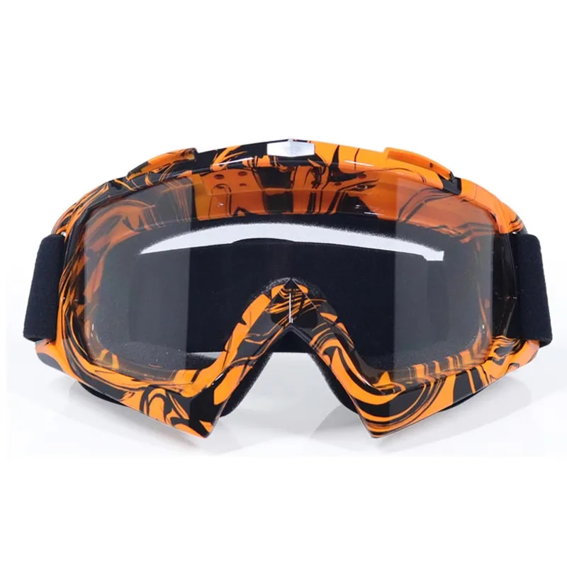 motocross helmet goggles gafas moto cross dirtbike motorcycle helmets goggles glasses skiing skating eyewear - Цвет: Прозрачный