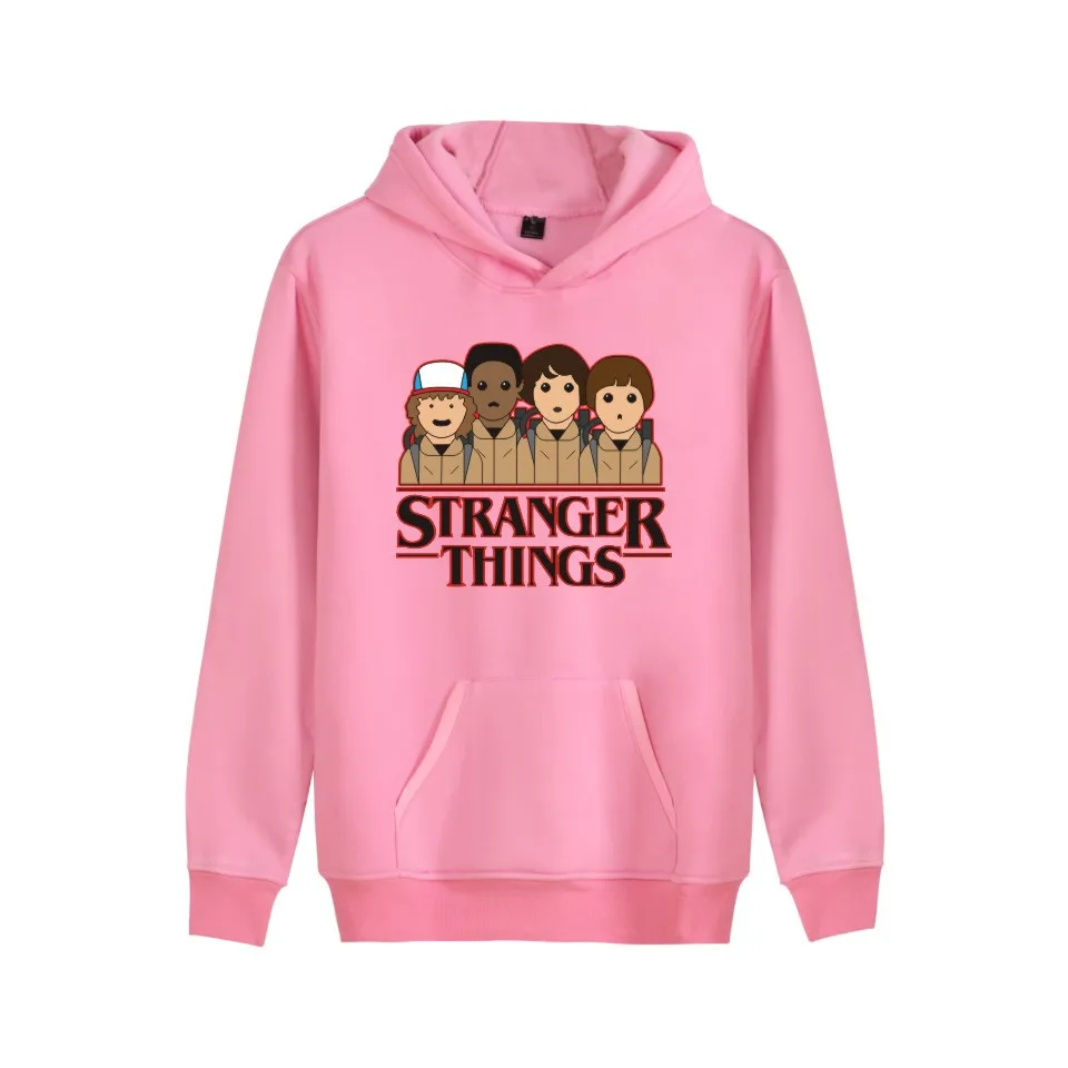 

New Stranger Things Funy Hoodies Sweatshirt in boys/girls long sleeve Pullovers Winter warm Loose Casual Fashion youth hoodies
