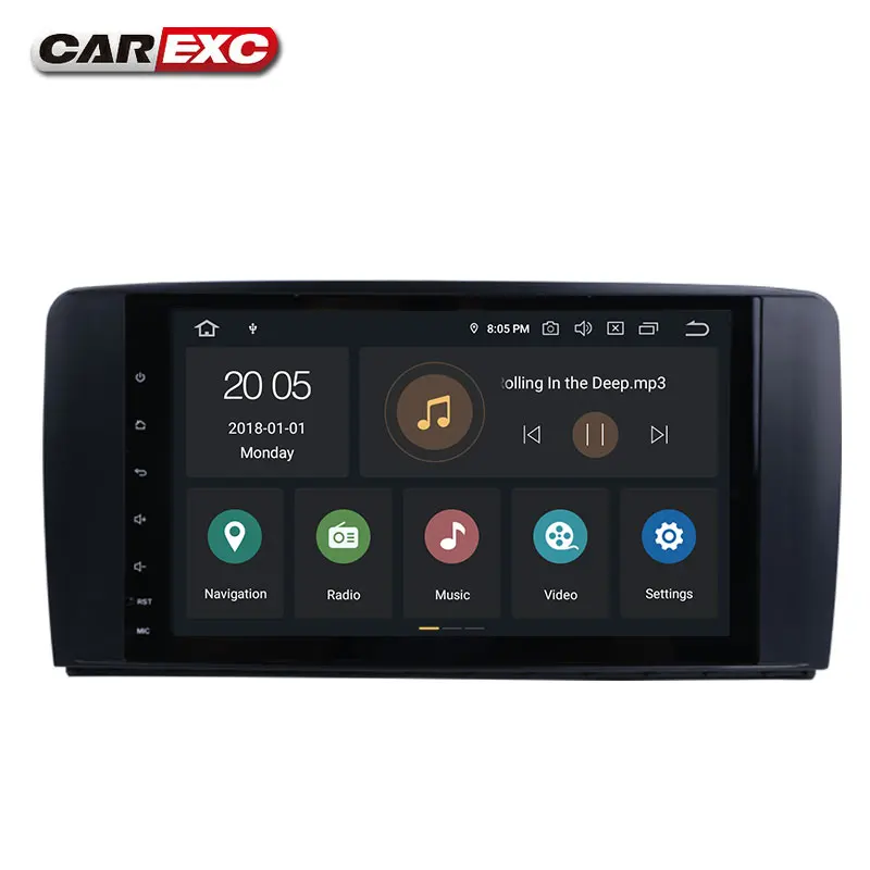 Best 9 Inch Android 9.0 Octa Cores Car Radio GPS Navigation For Mercedes Benz R Class W251 R280 R300 R320 R350 R63 Multimedia Carplay 3