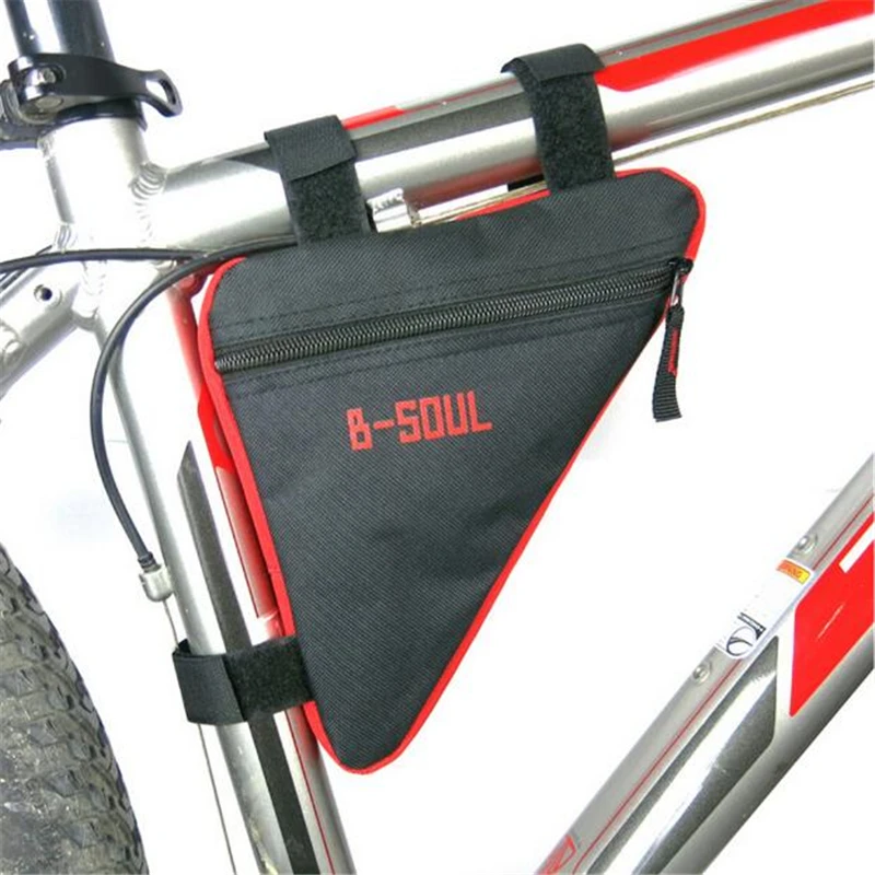 

4 Colors Triangle Bicycle Bags Front Tube Frame Bag Mountain Bike Cycling Pouch Frame Holder Saddle Bag