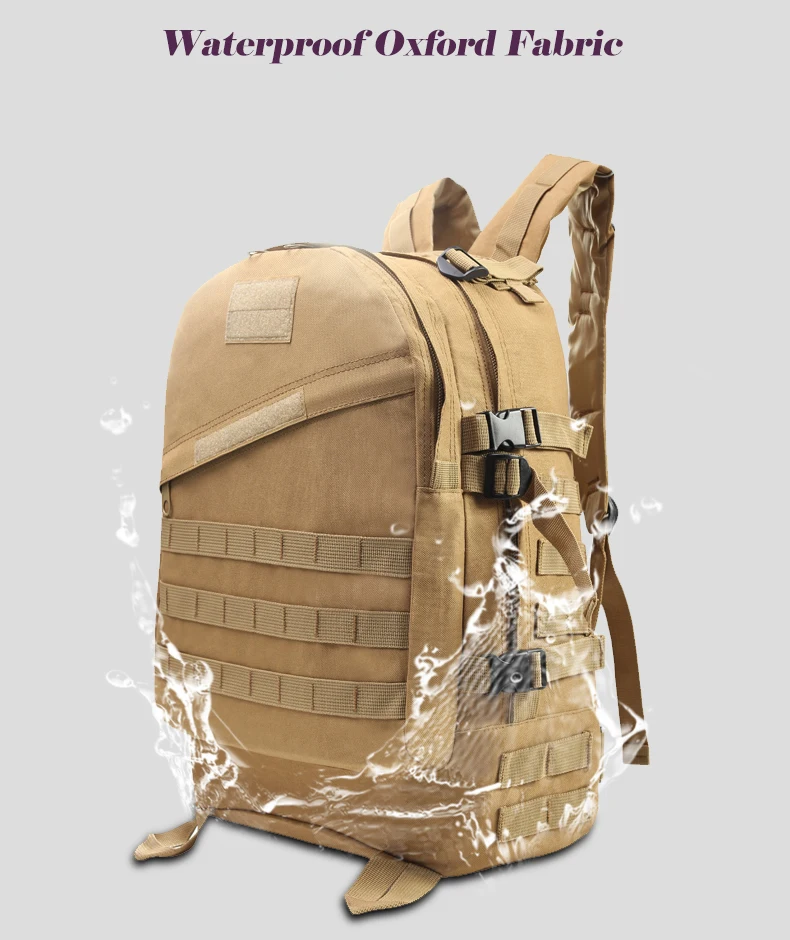 55Л 3D Molle тактический рюкзак нейлоновый Водонепроницаемый Открытый Спорт Кемпинг и туризм рюкзак мужской военный рюкзак армейский вентилятор